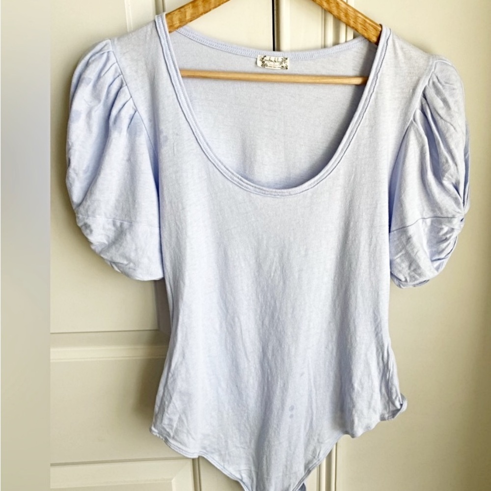 ❌SOLD❌Free People | Puff Sleeve Bodysuit - Picture 5 of 5
